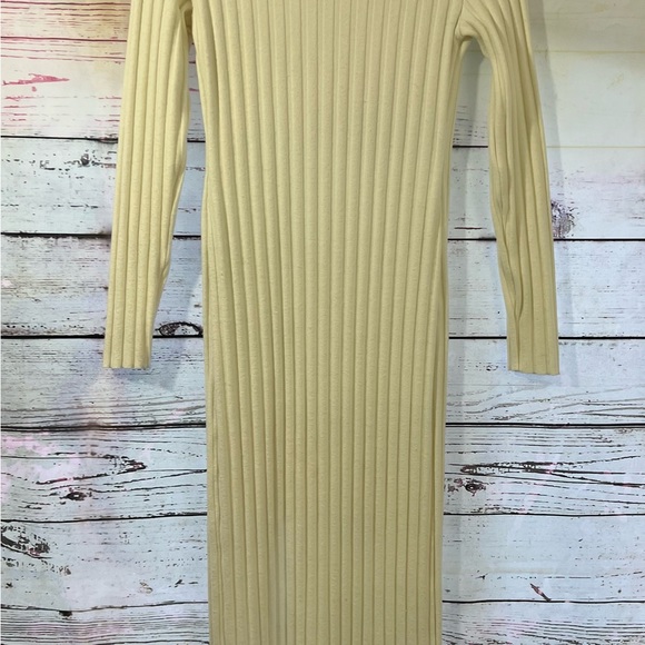 Free People ‘Luna’ Ribbed Dress in Ivory - Picture 6 of 10